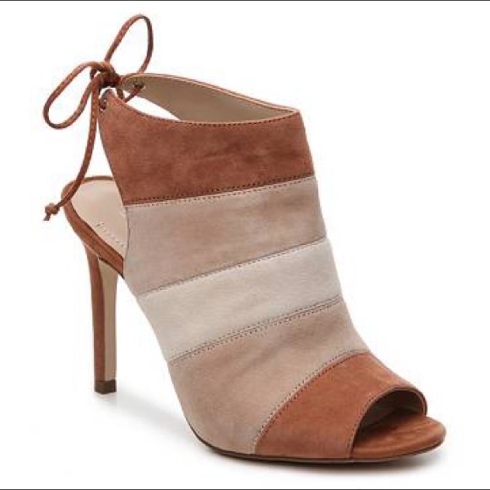 BCBGeneration Meirin-X Suede Sandal Booties 7.5